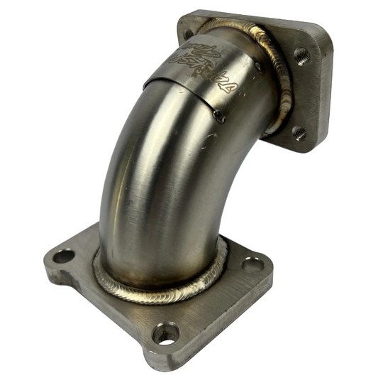 JACKSPANIA Turbo Manifold Elbow Ford EcoBoost 2.0T Focus ST 2013-2019 T2 Flange T25 T28 MK3